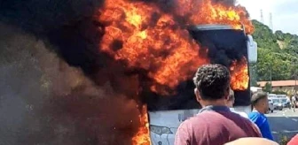 Balıkesir'de yolcu otobüsü yandı: 5 ölü, 15 yaralı (3)