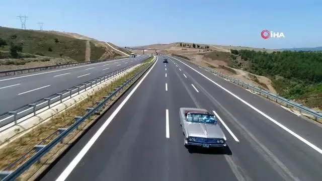 Dev projeyi 56 yıllık klasik otosuyla test etti Dev projeyi 56 yıllık klasik otosuyla test etti