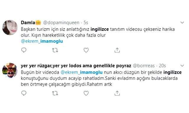 Ekrem İmamoğlu konuklarıyla ve CNN muhabiriyle İngilizce konuştu, sosyal medya yıkıldı