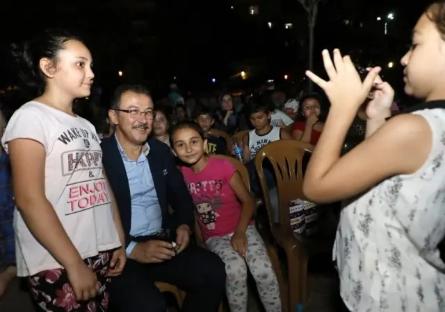 Eyüpsultan'da açık hava sinema geceleri başladı Eyüpsultan'da açık hava sinema geceleri başladı