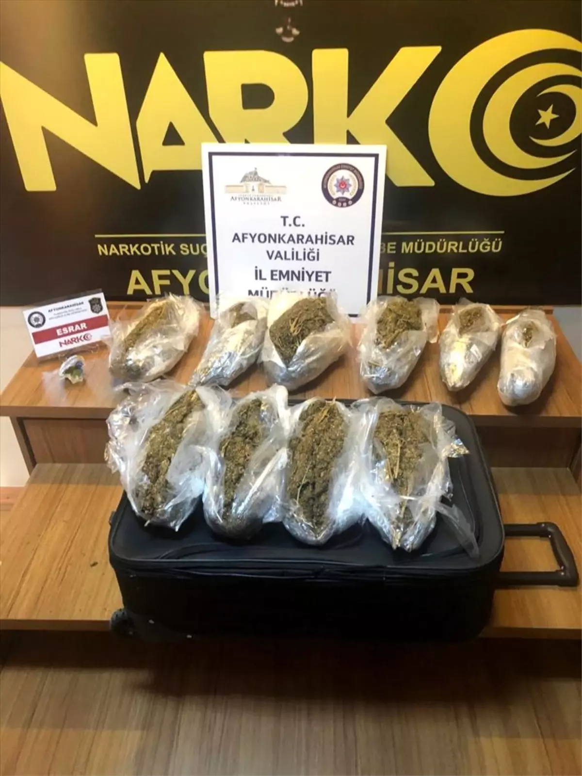 Afyonkarahisar'da uyuşturucu operasyonu