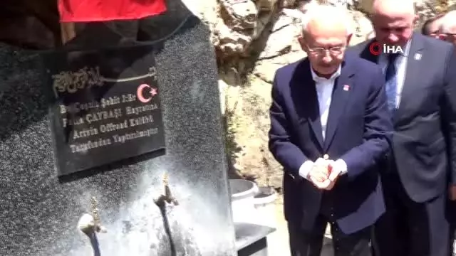 CHP lideri Kılıçdaroğlu, 3 yıl önce saldırıya uğradığı yerde incelemelerde bulundu CHP lideri Kılıçdaroğlu, 3 yıl önce saldırıya uğradığı yerde incelemelerde bulundu