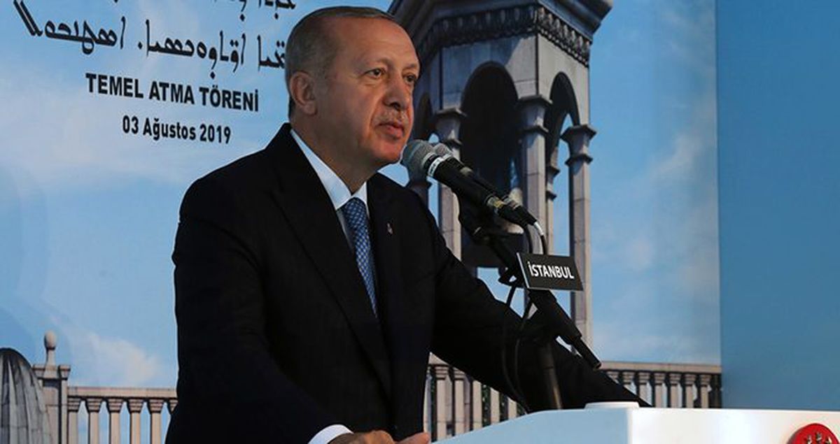Erdoğan, Cumhuriyet tarihinde bir ilk olma özelliği taşıyan kilisenin temelini attı