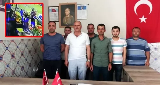 HDP'li meclis üyelerinin, AK Partili meclis üyesinin korumasını darbettiği anlar kamerada