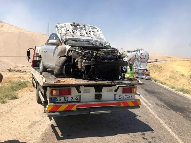 Siirt'te trafik kazası: 1 yaralı Siirt'te trafik kazası: 1 yaralı