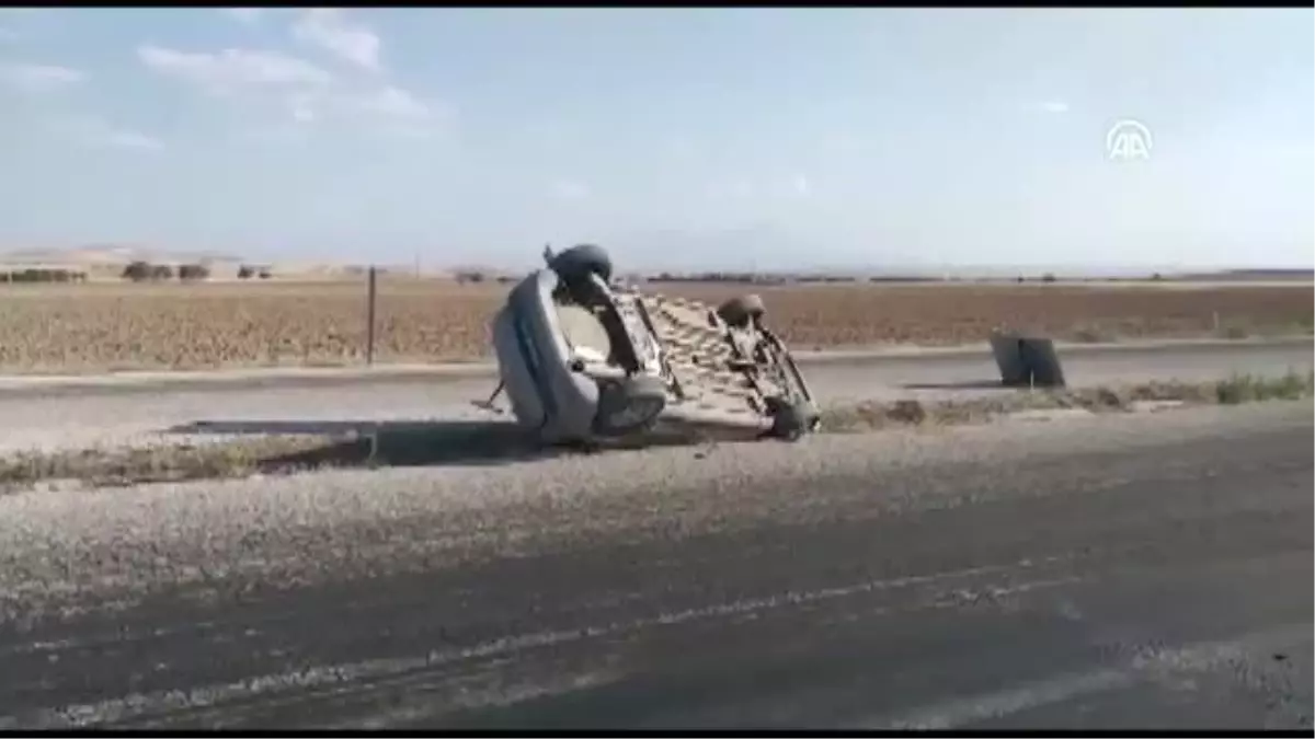 Aksaray'da otomobil devrildi: 6 yaralı