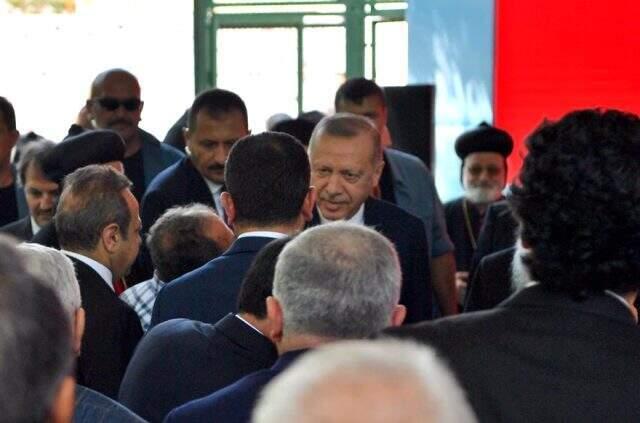Cumhurbaşkanı Erdoğan ile Ekrem İmamoğlu esas atma töreninde buluştu