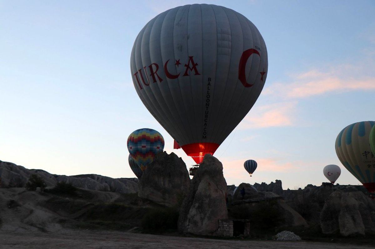 Kapadokya�da sıcak hava balon turları iptal edildi Haberler