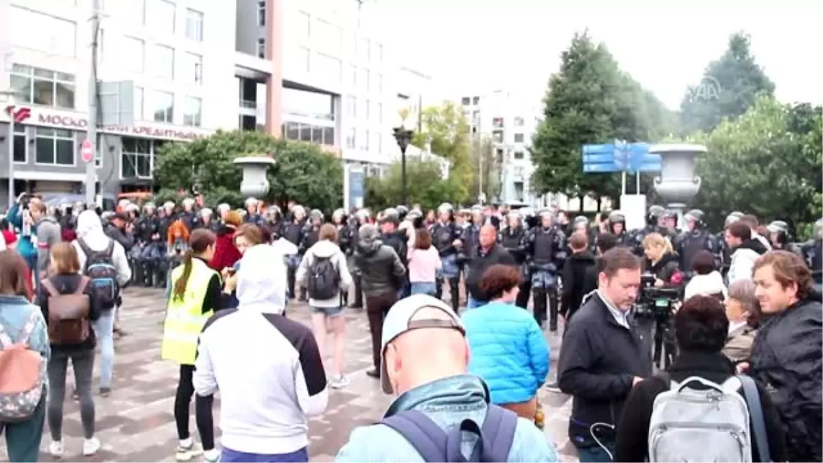 Rusya'da seçim protestosu