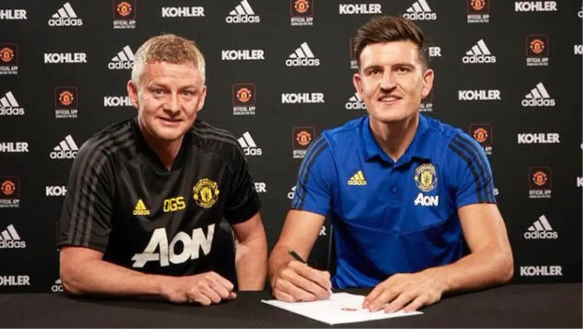 Harry Maguire 6+1 yıllığına Manchester United'ta