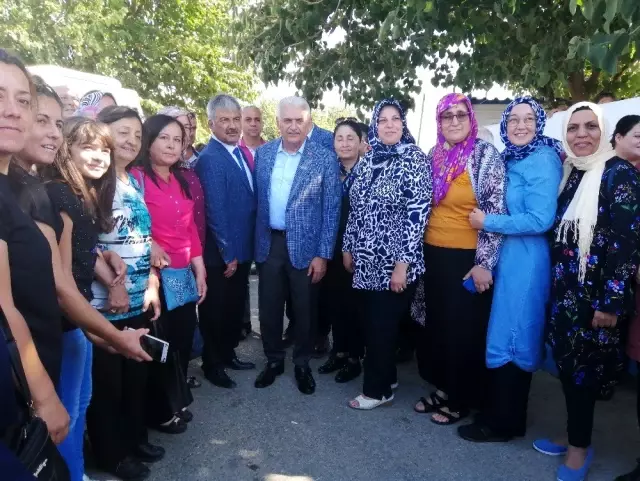 Kaymakçı'da Binali Yıldırım'a sevgi seli