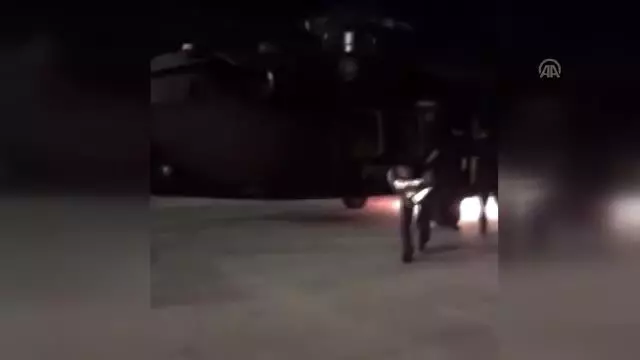Polis helikopteri Esra bebek için havalandı
