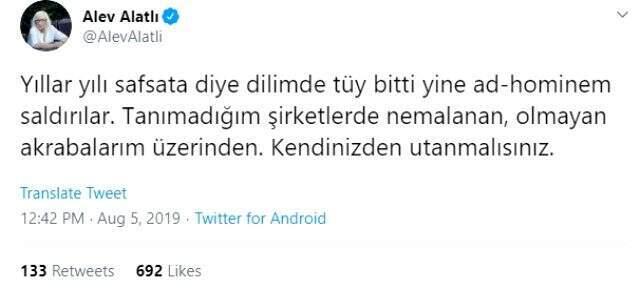 Yazar Alev Alatlı'dan tepki çeken sözler: İyi ki Shakespeare okumadık