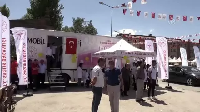 Bitlis'te kanser tarama aracı hizmete alındı Bitlis'te kanser tarama aracı hizmete alındı