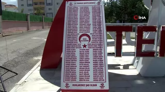 15 Temmuz Şehitler Anıtı ve Adalet Parkı hizmete açıldı 15 Temmuz Şehitler Anıtı ve Adalet Parkı hizmete açıldı