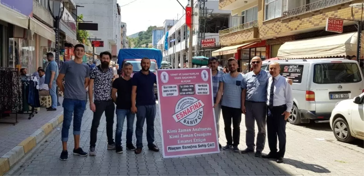 'Alaçam Esnafına Sahip Çık' kampanyası