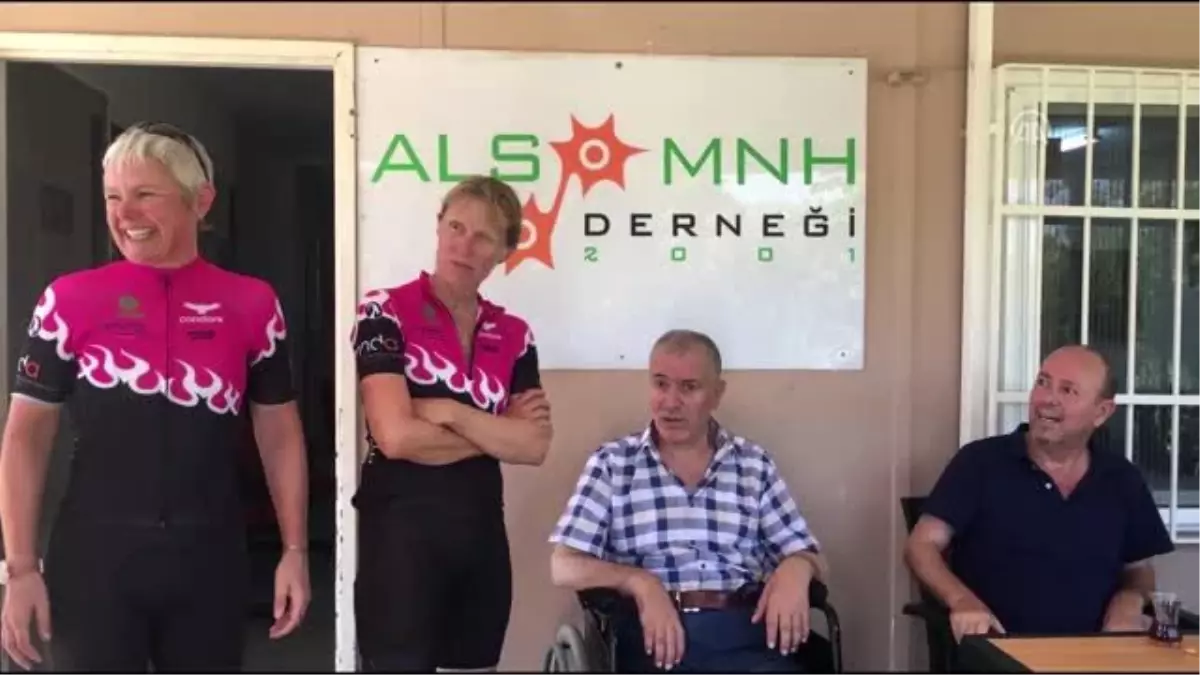 ALS hastaları için dünyayı dolaşıyorlar