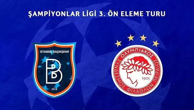 Başakşehir, Devler Ligi aşkına Olympiakos karşısında! iddaa'nın favorisi...