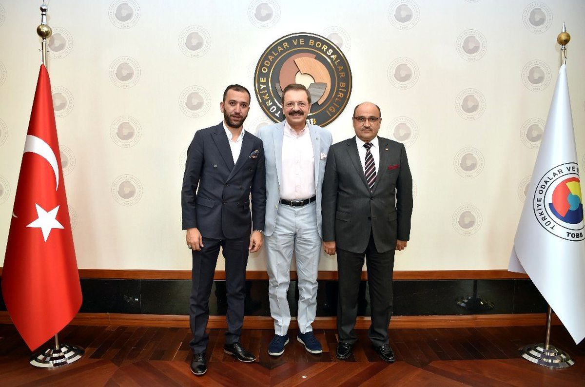 Celkanlı'dan TOBB Başkanı Rıfat Hisarcıklıoğlu ziyaret