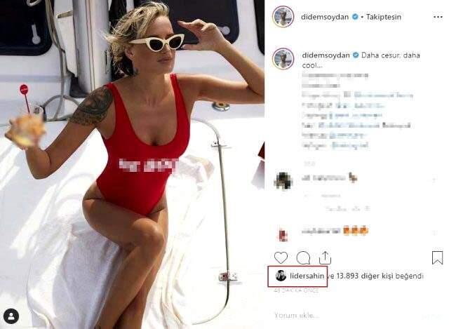 'Daha cesur' diyen model Didem Soydan, kırmızı mayosuyla poz verdi