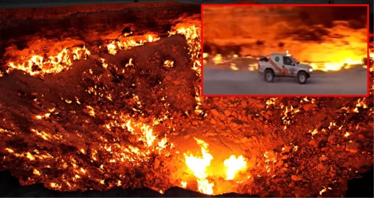 Türkmenistan lideri ölmediğini Cehennem Kapısı'ndaki ralli gösterisiyle 'kanıtladı'