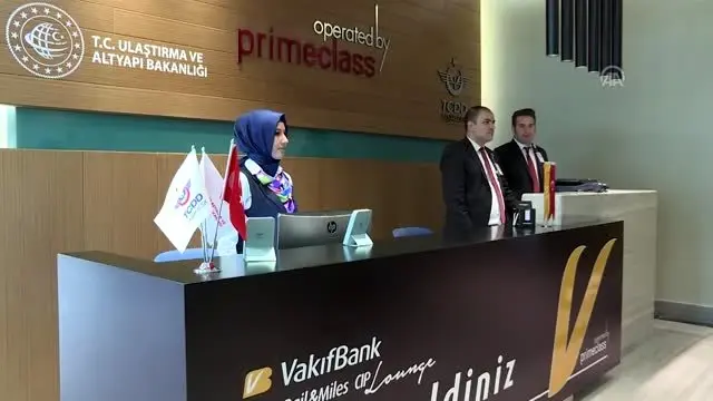 Ankara YHT Garı CIP salonu hizmete açıldı Ankara YHT Garı CIP salonu hizmete açıldı