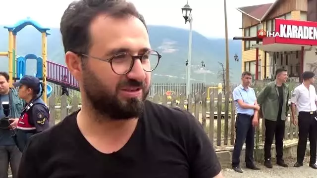 Artvin'de Kurban Bayramı öncesi trafik uygulaması Artvin'de Kurban Bayramı öncesi trafik uygulaması
