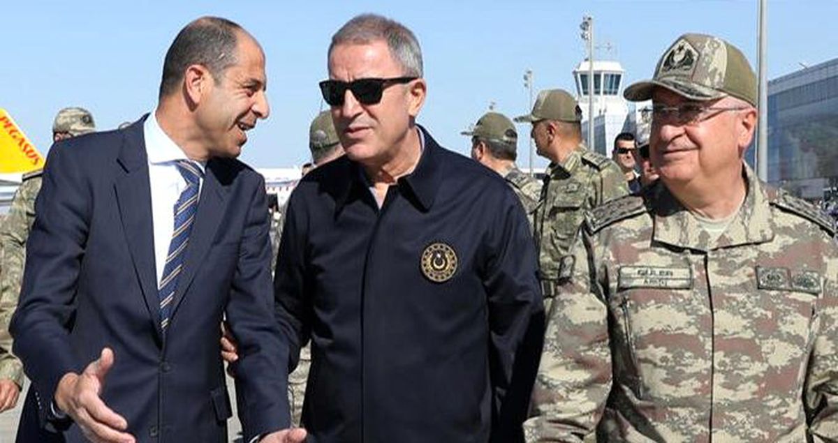 Bakan Akar Kıbrıs'ta konuştu: Gücümüz test edilmesin, faturası ağır olur