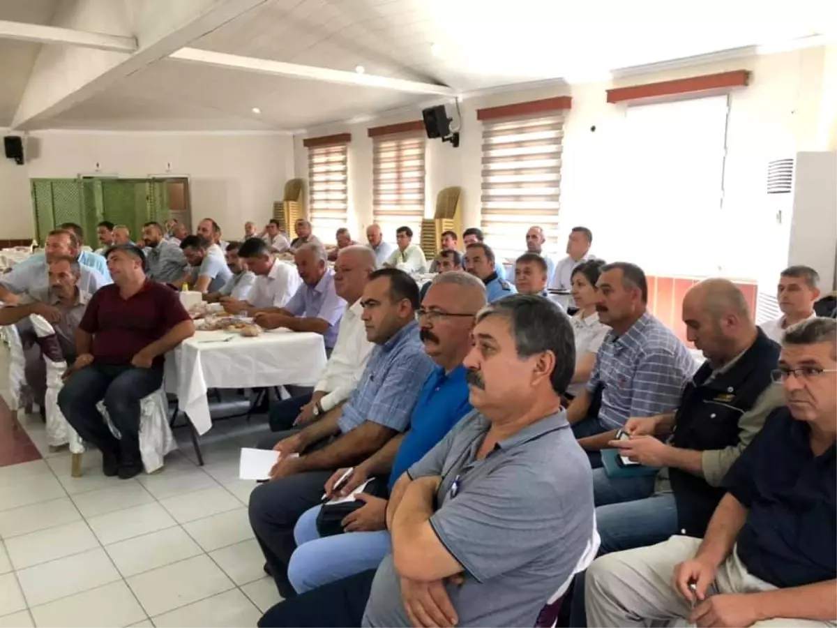 Bigadiç'te 16'ncı Muhtarlar Toplantısı yapıldı