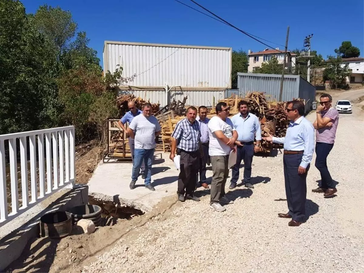 Çan'da köprü inşaatı teslim alınarak hizmete açıldı