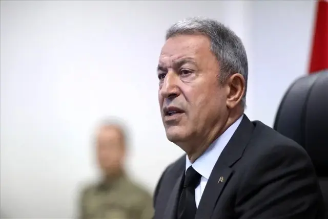 Milli Savunma Bakanı Akar, KKTC Meclis Başkanı Uluçay ile görüştü