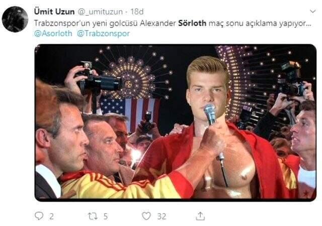 Trabzonspor'a Prag'da hayat veren Sörloth, sosyal medyayı salladı!