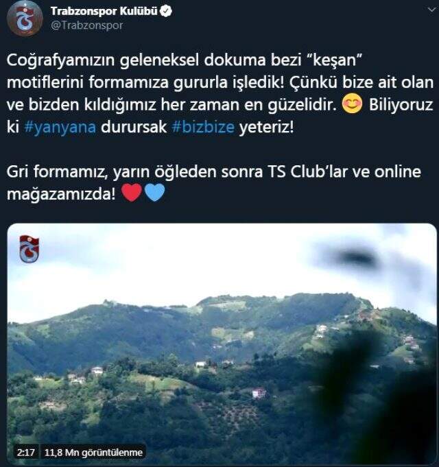 Trabzonspor'un yeni forması sosyal medyayı salladı