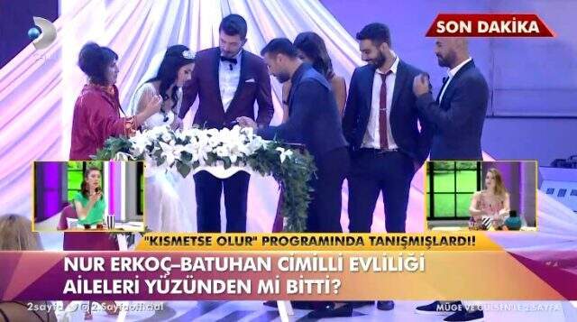 Kısmetse Olur'da tanışan Nur Erkoç ve Batuhan Cimilli boşanma kararı aldı
