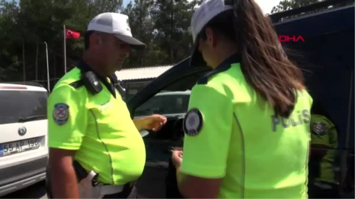 SAMSUN Trafikte bayram tedbirleri uygulamasına başlandı