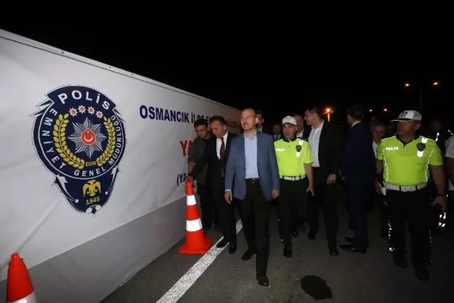 Bakan Soylu, sürücülerle bayramlaştı