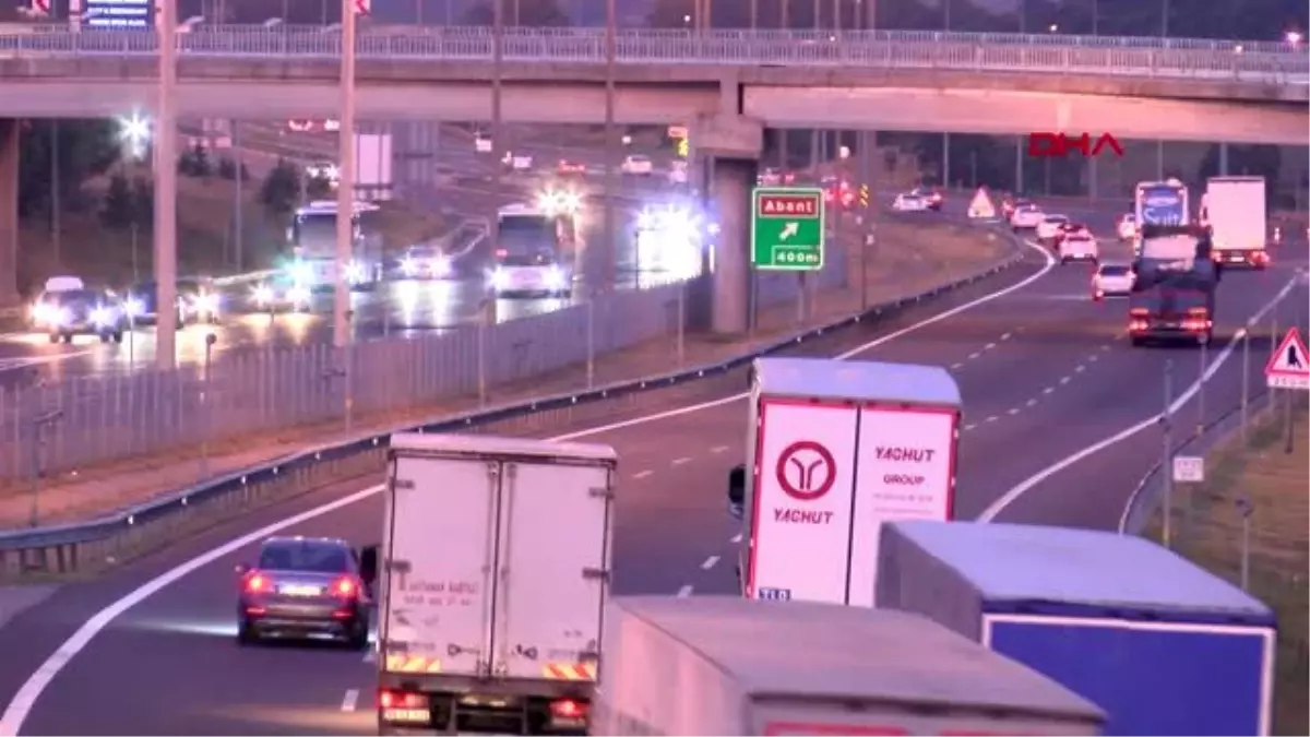 Bolu'da bayram tatili trafiği