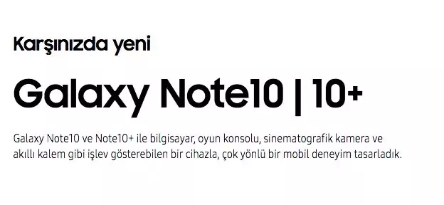 Karşınızda yeni Galaxy Note 10 ve Galaxy Note 10 PLUS Karşınızda yeni Galaxy Note 10 ve Galaxy Note 10 PLUS