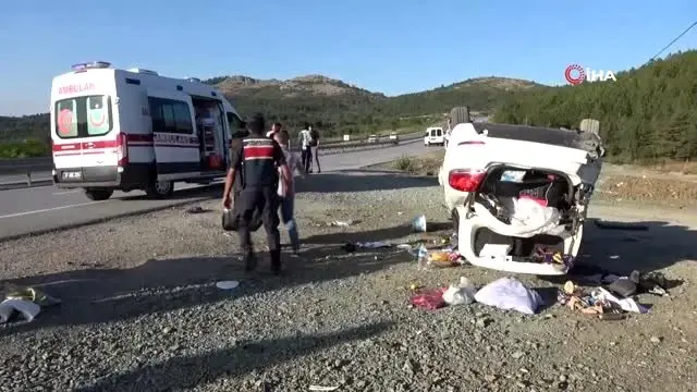 Kızının düğünü için yola çıkan aile kaza geçirdi: 5 yaralı