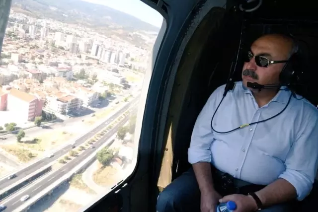 Vali Köşger'den Aydın genelinde havadan denetim Vali Köşger'den Aydın genelinde havadan denetim