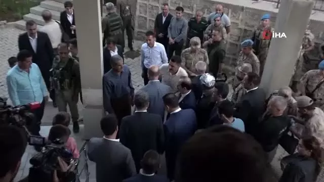 Bakan soylu sınırda bayram namazı kıldı