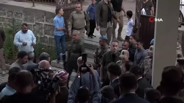 Bakan soylu sınırda bayram namazı kıldı