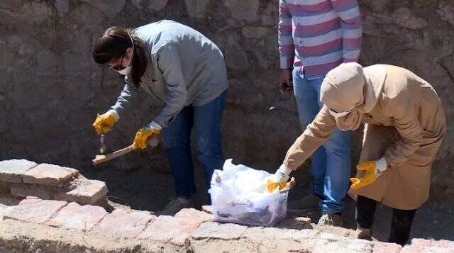 Erzurum'da Sultan Alaaddin yazılı sanduka bulundu