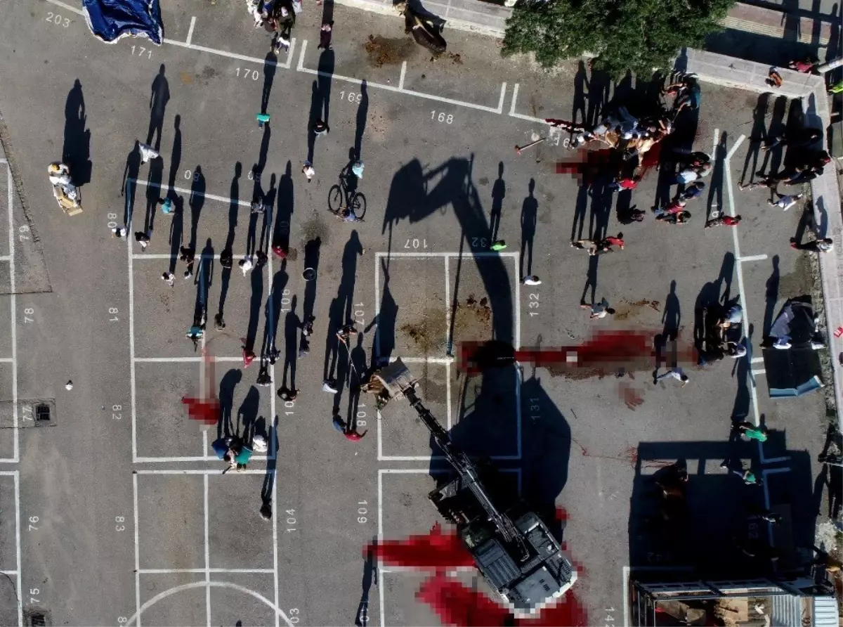 Kurbanlıklar böyle kesildi