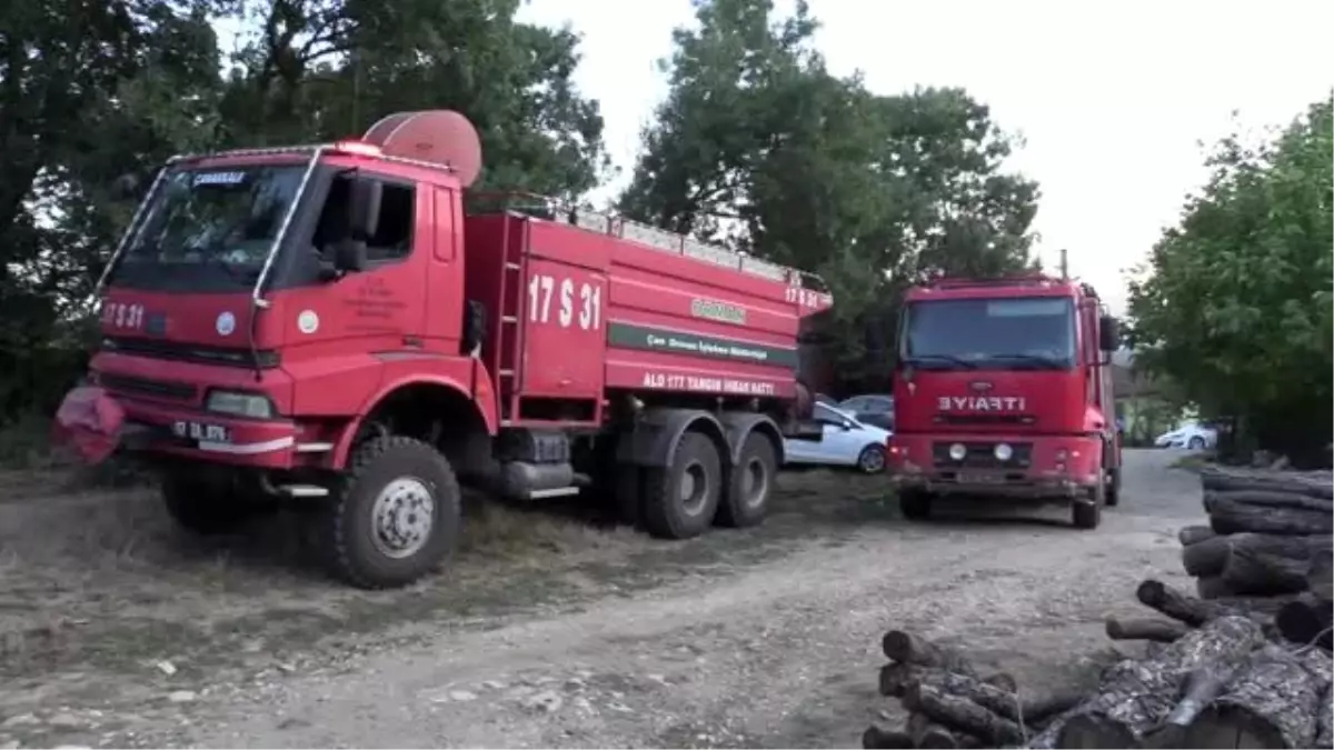 Biga'daki orman yangını kontrol altına alındı