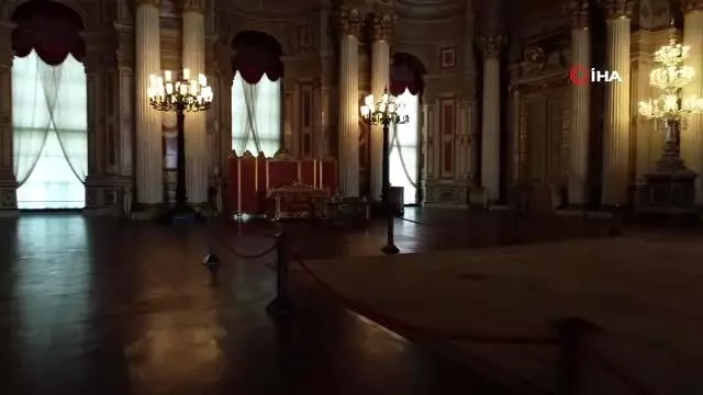 Osmanlı İmparatorluğu'nun bayramlaşma salonu 163 yıldır görenleri hayran bırakıyor Osmanlı İmparatorluğu'nun bayramlaşma salonu 163 yıldır görenleri hayran bırakıyor