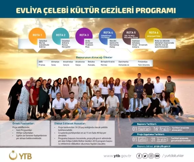 Yurt dışındaki genç vatandaşlar Türkiye'yi keşfediyor