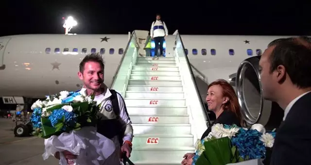 Chelsea, Süper Kupa finali için İstanbul'a geldi
