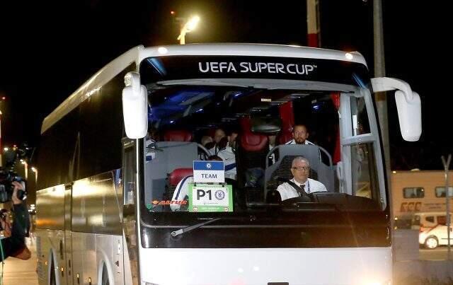 Chelsea, Süper Kupa finali için İstanbul'a geldi