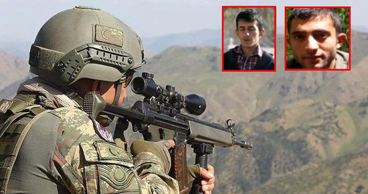 Gri kategoride 300'er bin TL ödülle aranan iki terörist öldürüldü